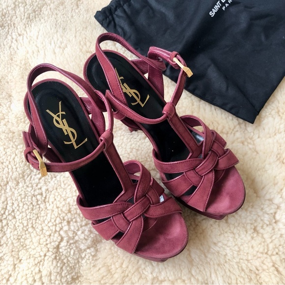 Yves Saint Laurent Shoes - YSL Tribute Platform Sandals - Size35
